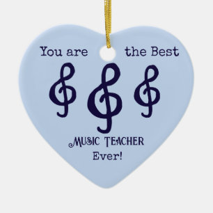 Cerámica Mejor Adorno para Profesor de Música