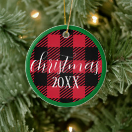 Cerámica Navidad Personalizada Feliz - Adorno de Navidad