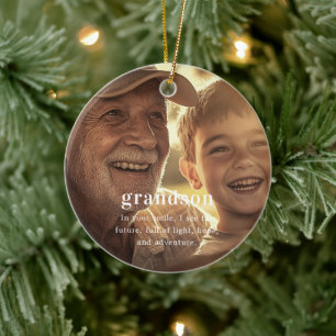 Cerámica Nieto Adorno de Navidad con Foto Sentimental
