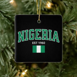 Cerámica Nigeria Est. 1960 — Adorno de Patrimonio  