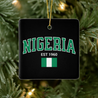 Cerámica Nigeria Est. 1960 — Adorno de Patrimonio  