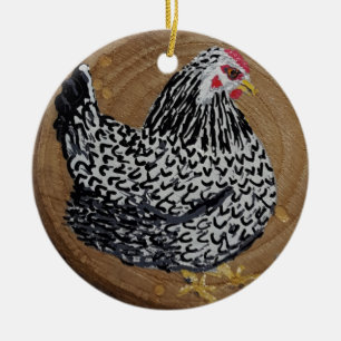 Cerámica Pollos y adorno de pollo