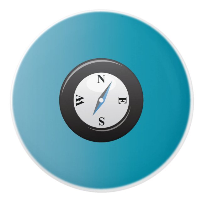 Cerámica Pomo cerámico de brújula (Anverso)