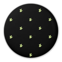 Pomo cerámico de luciérnaga