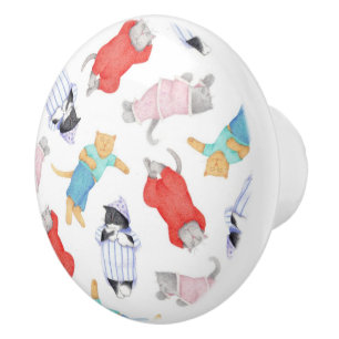 Cerámica Pomo de cajón cerámico de PAJAMAS