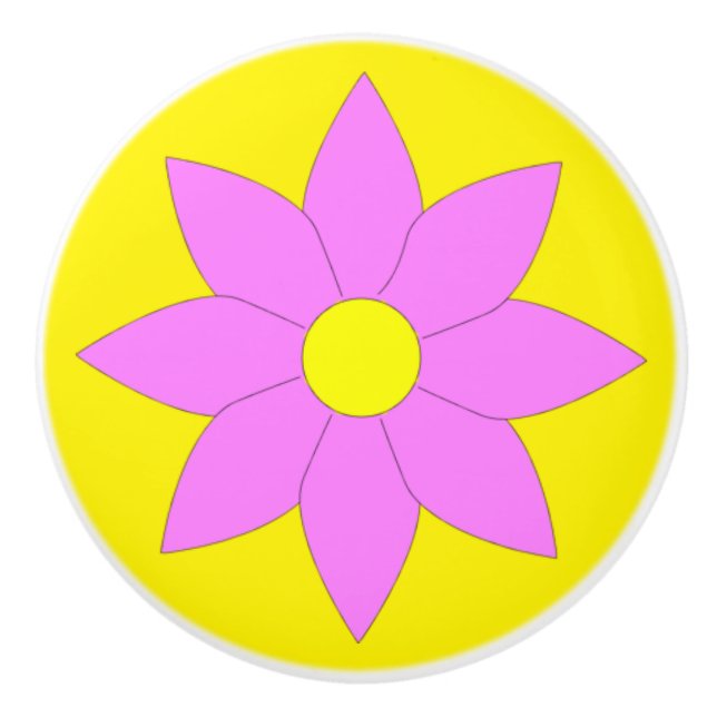 Cerámica Pomo de cerámica/flor (Anverso)