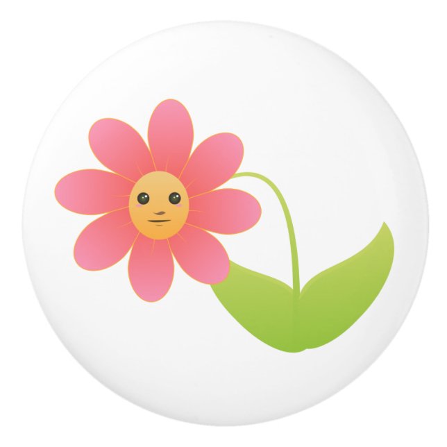 Cerámica Pomo de cerámica/flor (Anverso)