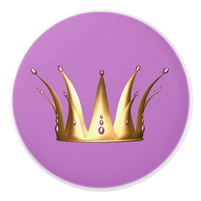 Cerámica Pomo de extracción de la corona de oro (Anverso)