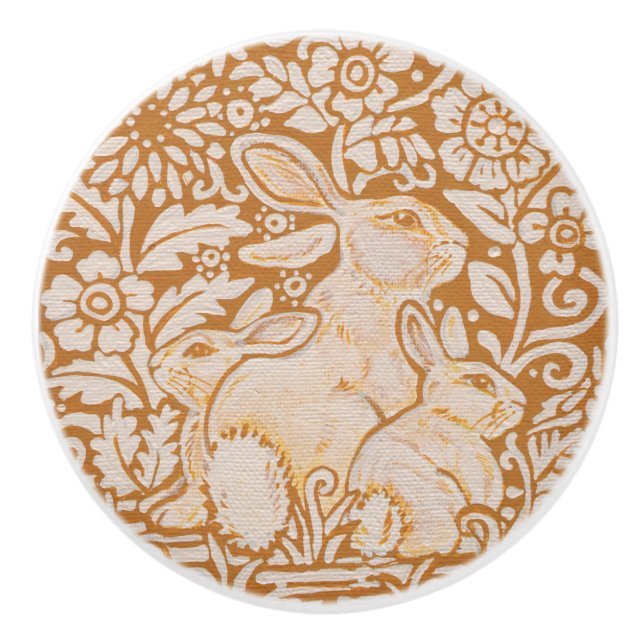 Cerámica Pomo de la puerta de la familia de los cajones de  (Anverso)