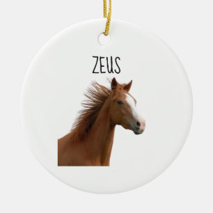 Cerámica Regalo de Caballo - Adorno de Caballo Personalizad