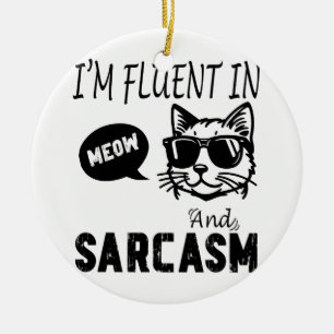 Cerámica regalo divertido para amantes de los gatos adorno