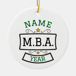Cerámica Regalo personalizado de graduación de MBA Adorno