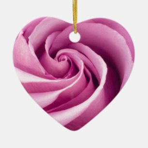 Cerámica Rosa rosada doblada al adorno de perfección
