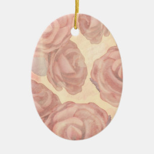 Cerámica Rosas de té, adorno