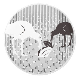 Cerámica Silueta Oyster-Catcher - Pomo de cajón