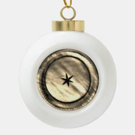 CERÁMICA TIPO BOLA ADORNO DE NAVIDAD ARTE Y DISEÑO