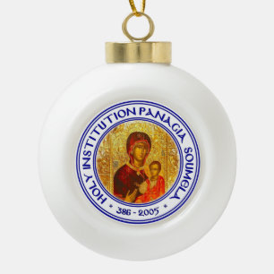 Cerámica Tipo Bola Adorno para árbol de Navidad