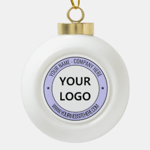 Cerámica Tipo Bola Logotipo de la empresa personalizado y adorno navi