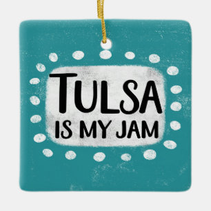 Cerámica Tulsa es mi adorno de mermelada