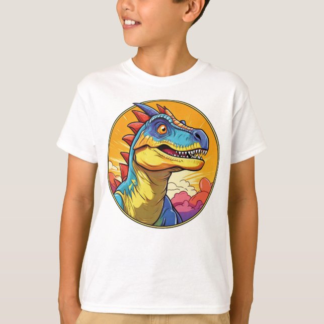 Ceratosauro - Clásica Camiseta de Dinosaurio (Anverso)