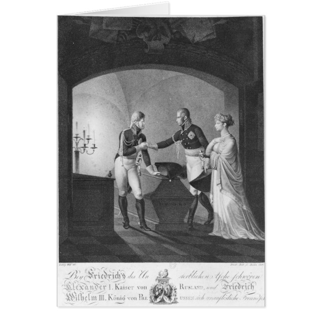 Cerca de las cenizas de Friederick II (Frente)