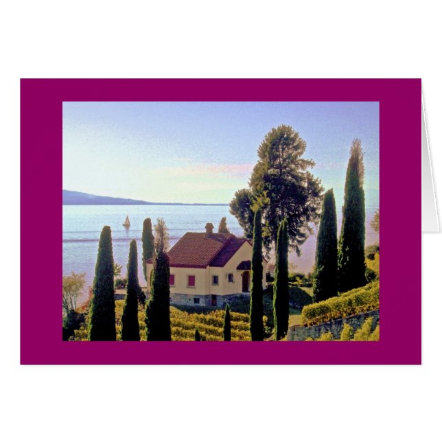 cerca de St. Saphorin, Lavaux, Suiza (Anverso (Horizontal))