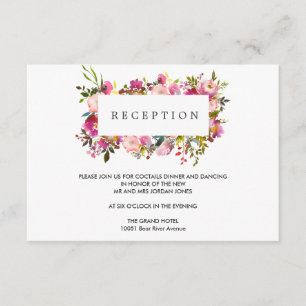 Cercado de Flores de Recepción de Boda Brilliant B