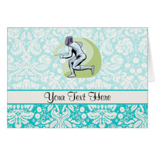 Cercado verde azulado del modelo del damasco