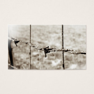 Cercas de alambre con púas (Sepia)