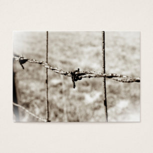 Cercas de alambre de púas (Sepia)
