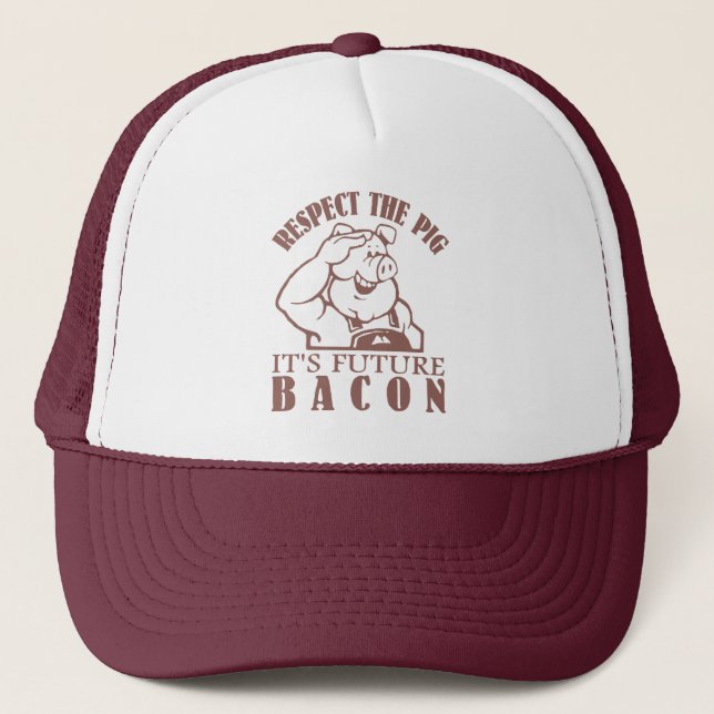 CERDO al gorra del TOCINO - elija el color (Anverso)