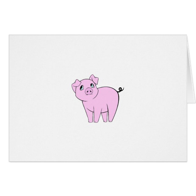 Cerdo, Cerdito, cerdo, cerdo rosado, animal de gra (Anverso (Horizontal))