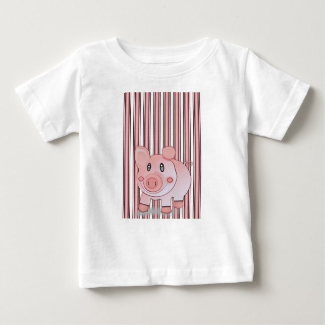 Cerdo de camiseta para bebés (Anverso)