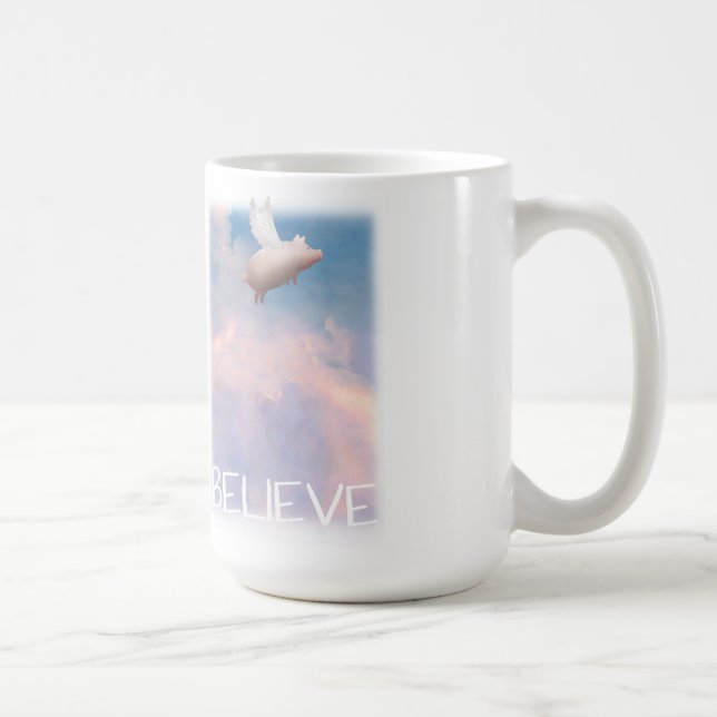 cerdo del vuelo - crea la taza (Derecha)