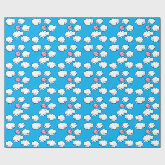 Cerdo del vuelo que repite el papel del modelo