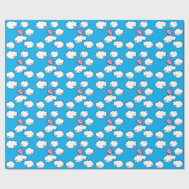 Cerdo del vuelo que repite el papel del modelo (Costura)