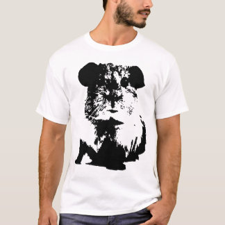 Cerdo desgarbado para mujer de la camiseta del