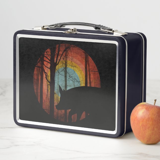 CERDO EN EL BOSQUE FORESTAL (In situ)