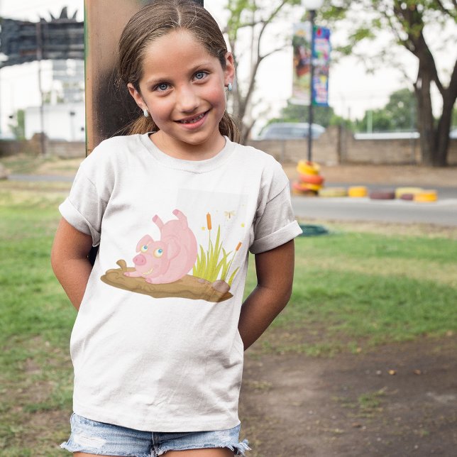 Cerdo En La Camiseta De Barro (Subido por el creador)