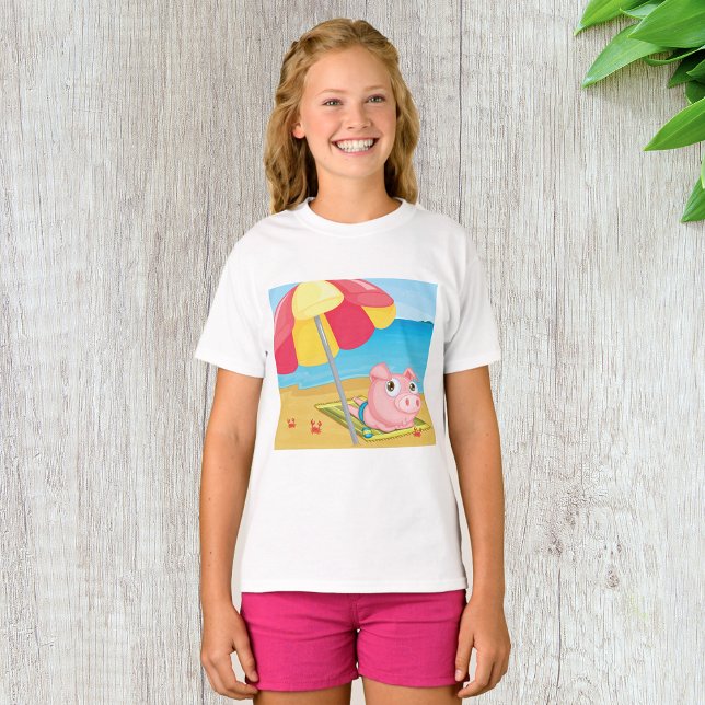 Cerdo En La Camiseta De Los Chicas De Playa (Subido por el creador)