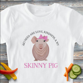 Cerdo flaco camiseta