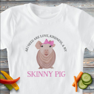 Cerdo flaco camiseta
