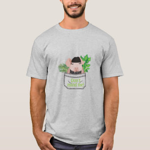 Cerdo flaco con camiseta