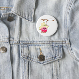 Cerdo Personalizado con botón Lariat