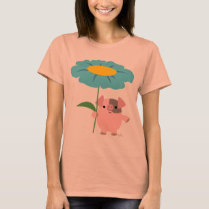 Cerdo Personalizado con camiseta de regalo (azul)