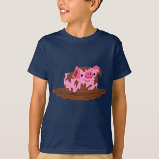 Cerdo Personalizado en la camiseta de los niños fa