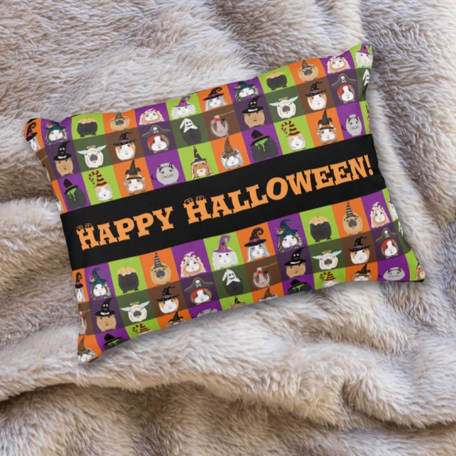 Cerdos de Guinea Cojín decorativo de Halloween (Subido por el creador)