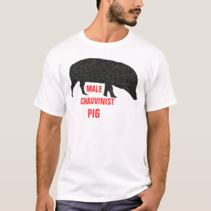 Cerdos humildes en camiseta