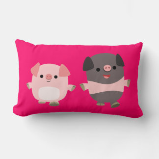 Cerdos Personalizados en una almohada a pie
