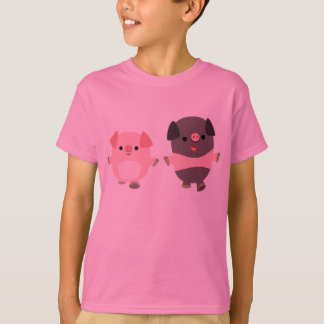 Cerdos Personalizados en una camiseta infantil a p